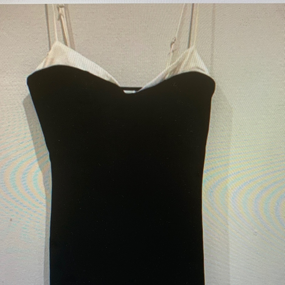 Pull&Bear Black and White Mini Dress